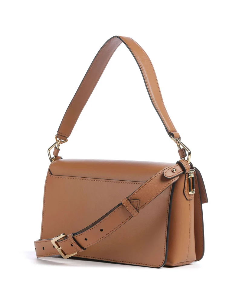 Lancel Angèle M Schultertasche camel