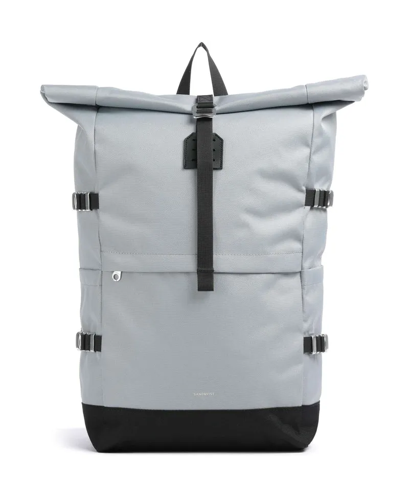 Sandqvist Icon L Rolltop Rucksack ice blue