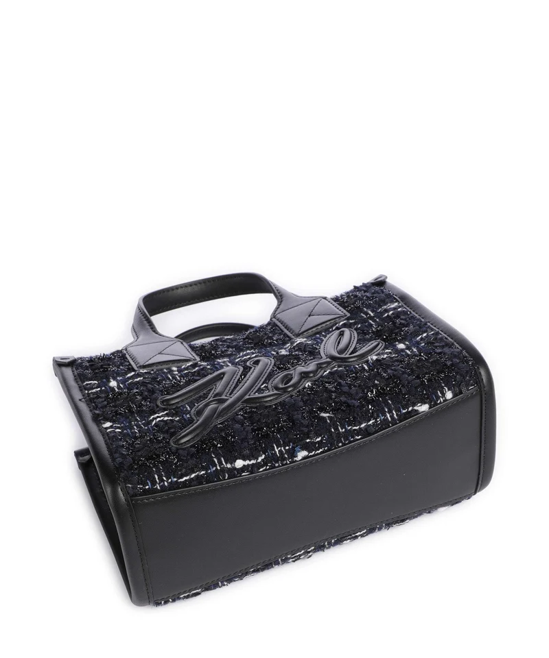Karl Lagerfeld K/Skuare Small Handtasche dark navy/boucle