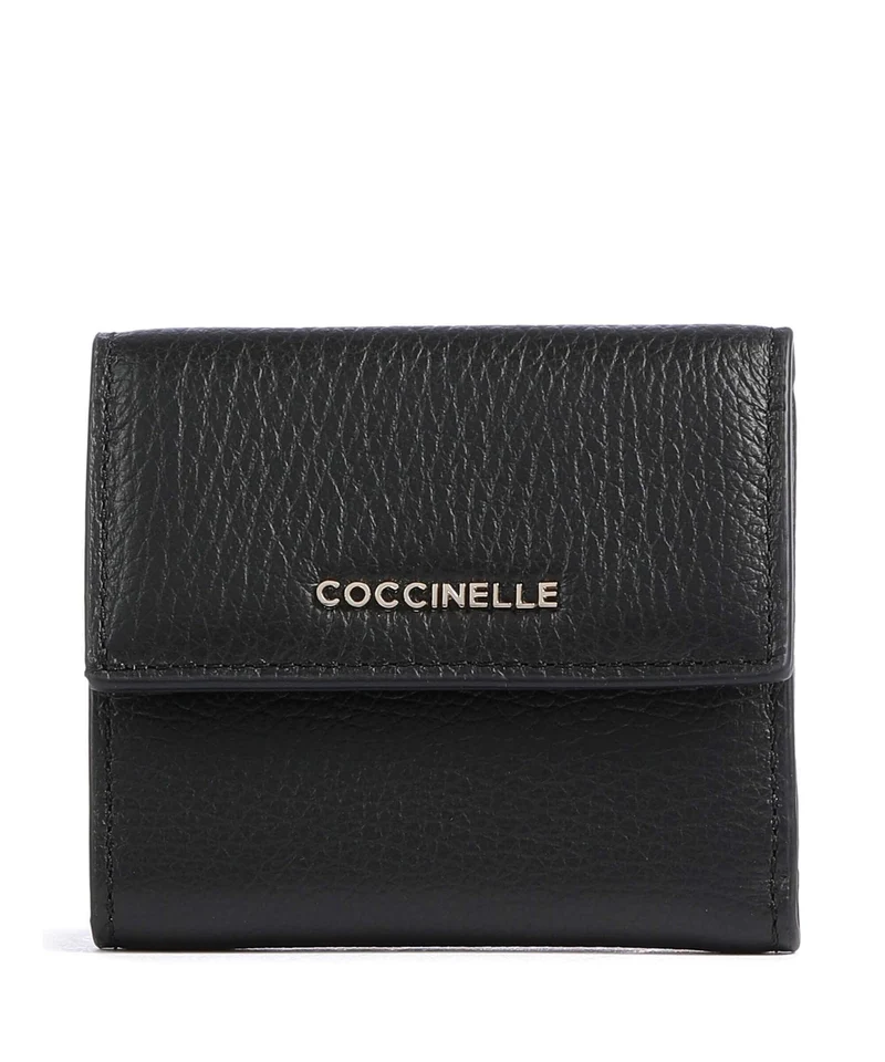 Coccinelle Metallic Soft Geldbörse noir