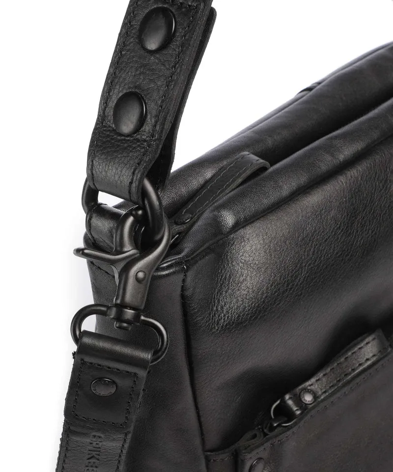 Spikes & Sparrow Apache Saar Schultertasche black