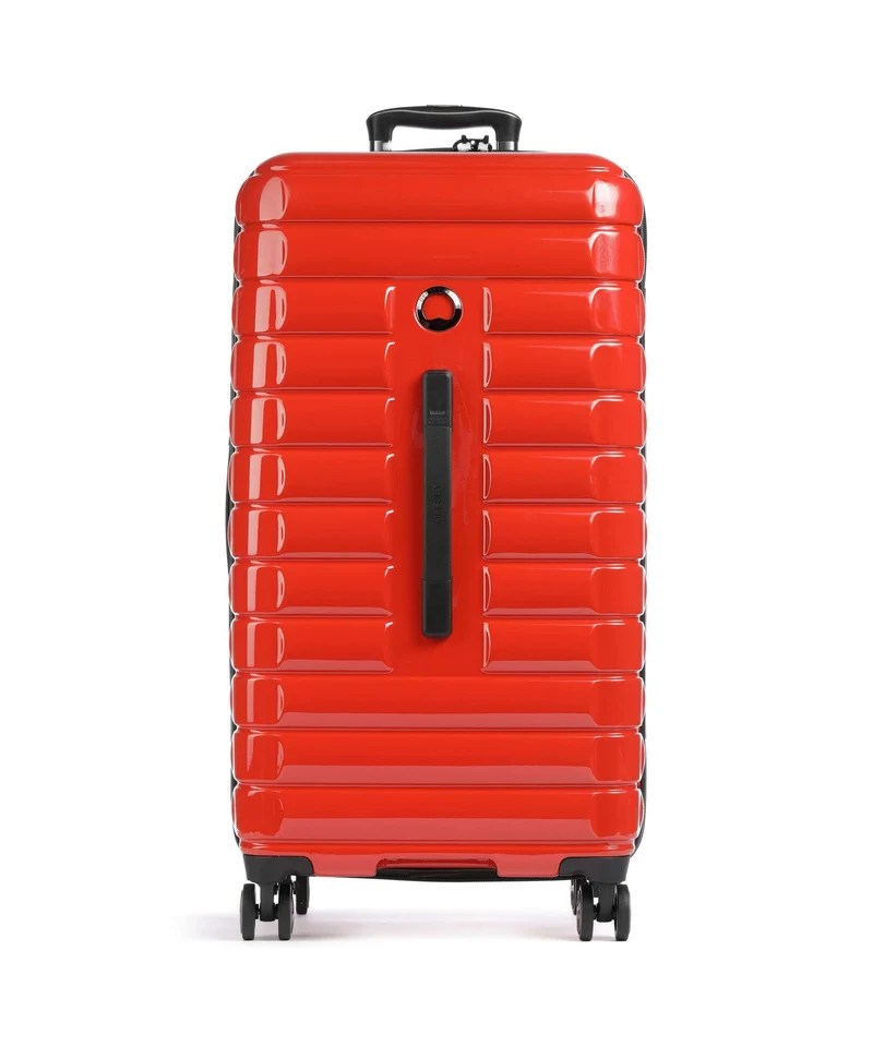 Delsey Paris Shadow 5.0 4-Rollen Trolley intensives rot