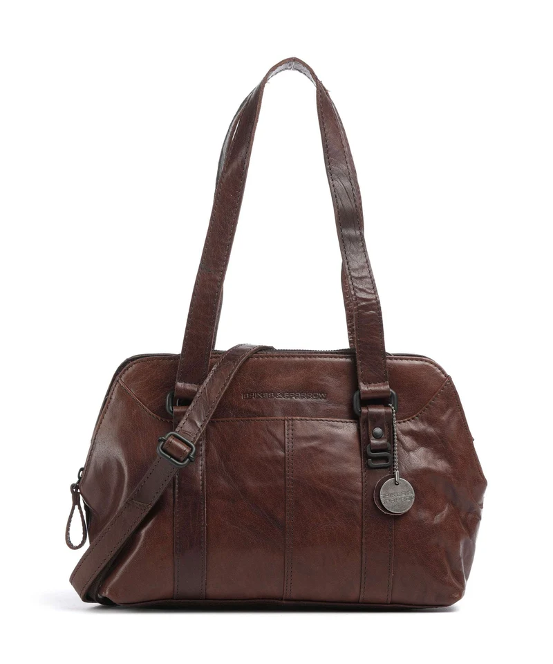 Spikes & Sparrow Bronco Schultertasche brown