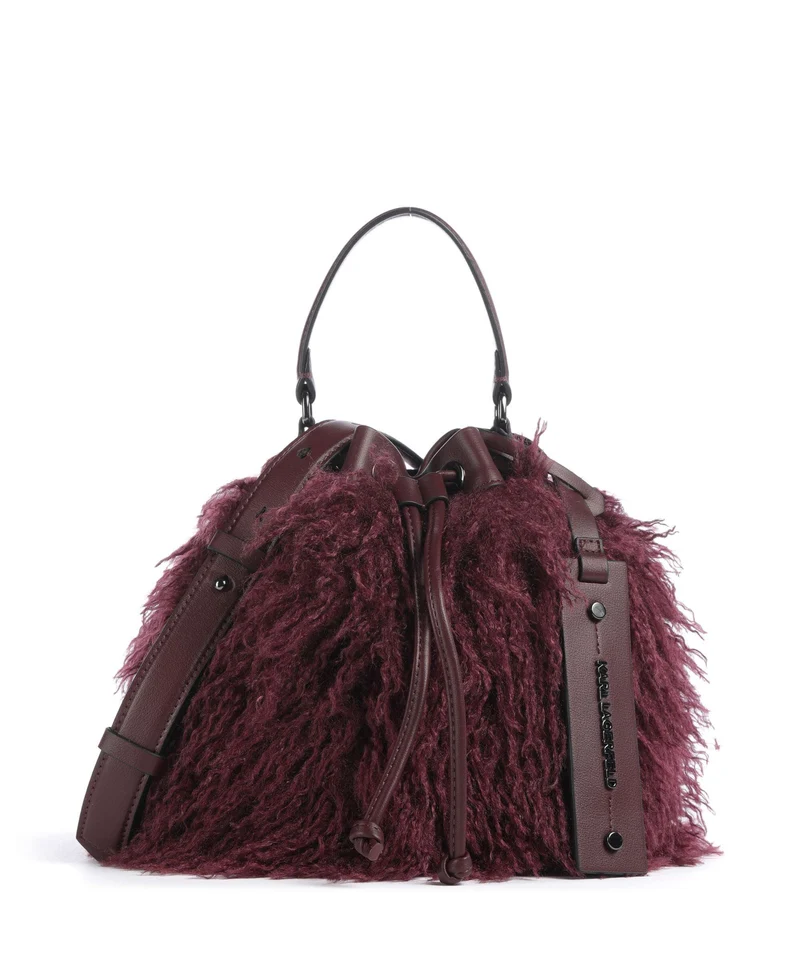 Karl Lagerfeld K/Weave Bucket Handtasche windsor/burgundy