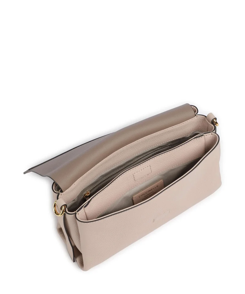 Coccinelle Boheme Grana Double Schultertasche rosette/warm taupe