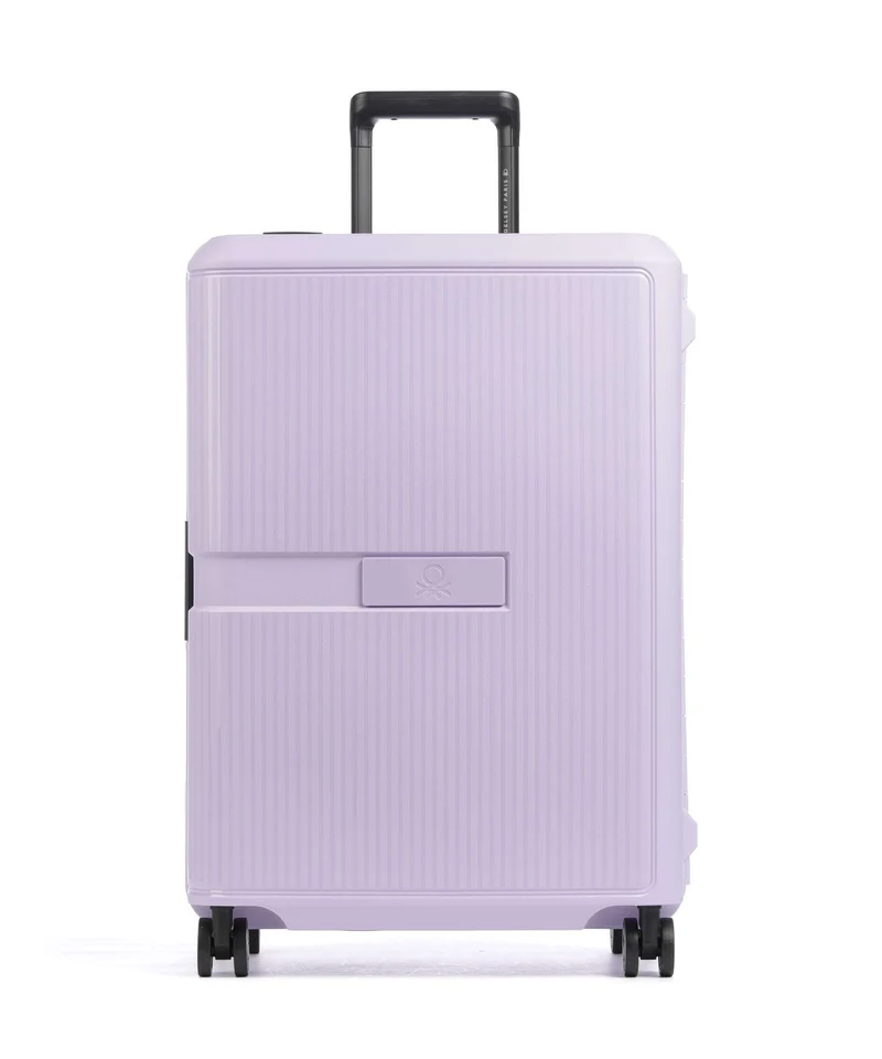 Delsey Paris x United Colors of Benetton CB Hard 4-Rollen Trolley lavender
