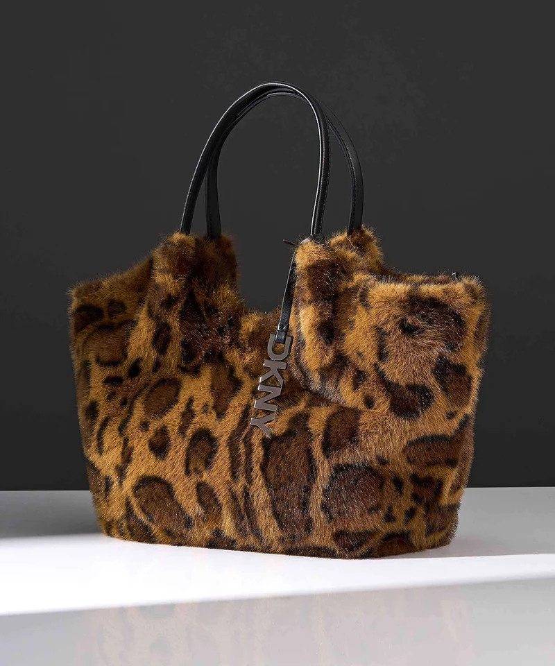 DKNY Paula Medium Shopper leopard