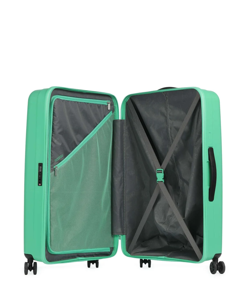 American Tourister Rejoy 4-Rollen Trolley jade green