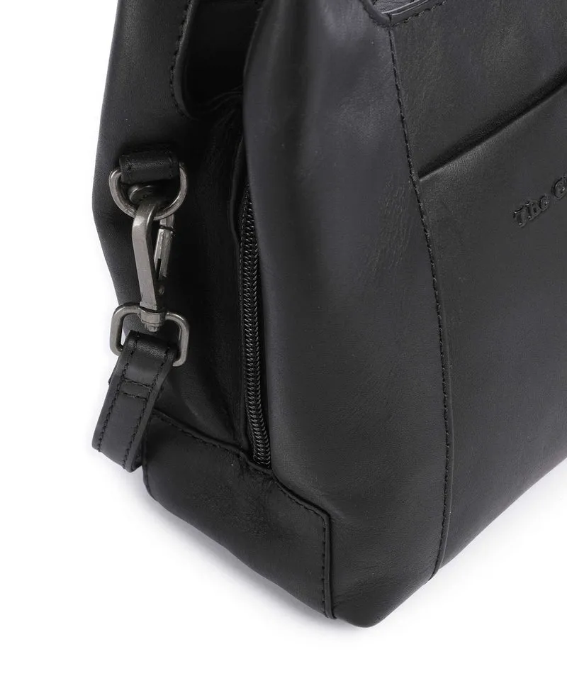 The Chesterfield Brand Wax Pull Up Cow Lunera Handtasche black