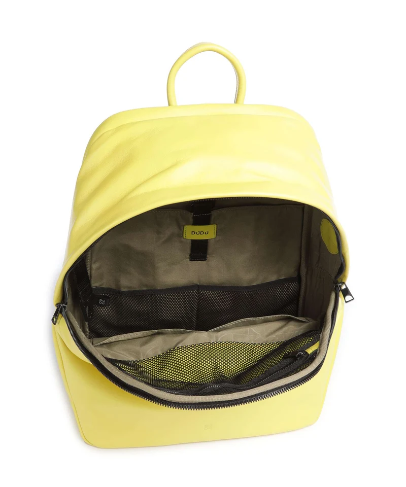 DuDu Bags New York Laptop-Rucksack citrus yellow