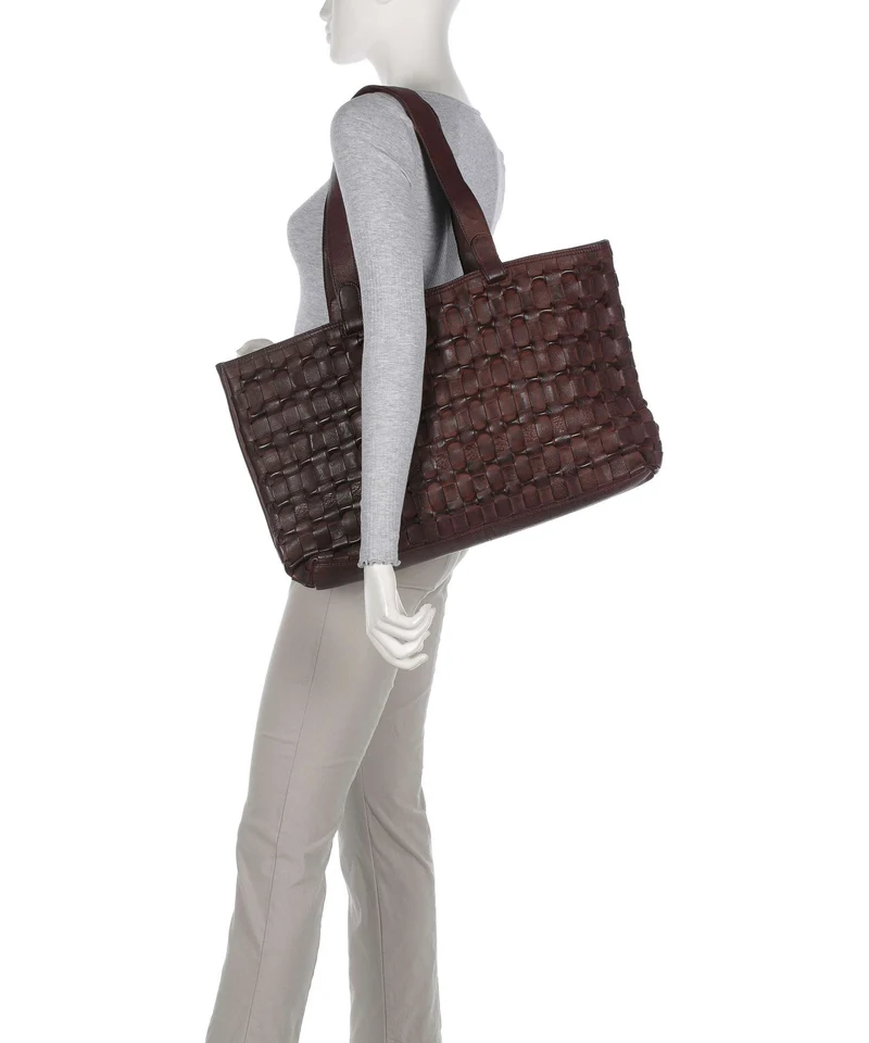 Depeche Modern Handcraft Shopper choco brown