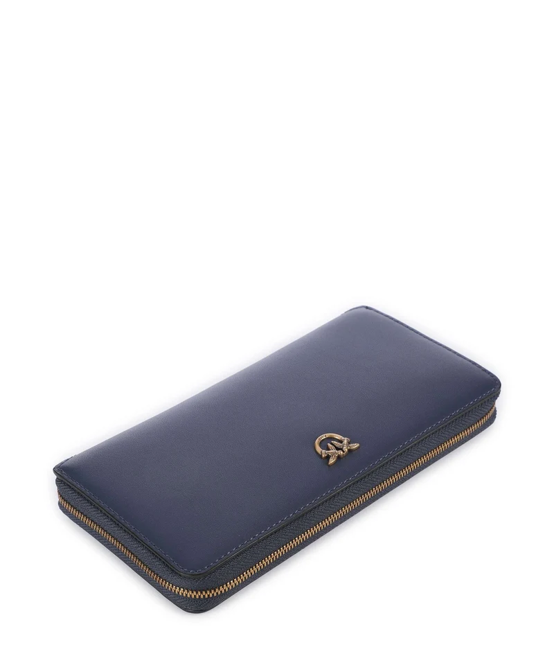 Pinko Ryder Geldbörse blu indaco ombroso/antique gold