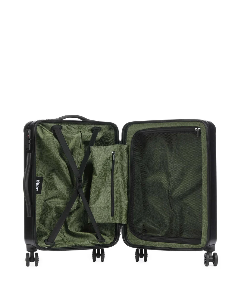 Jeep JH004C 4-Rollen Trolley black