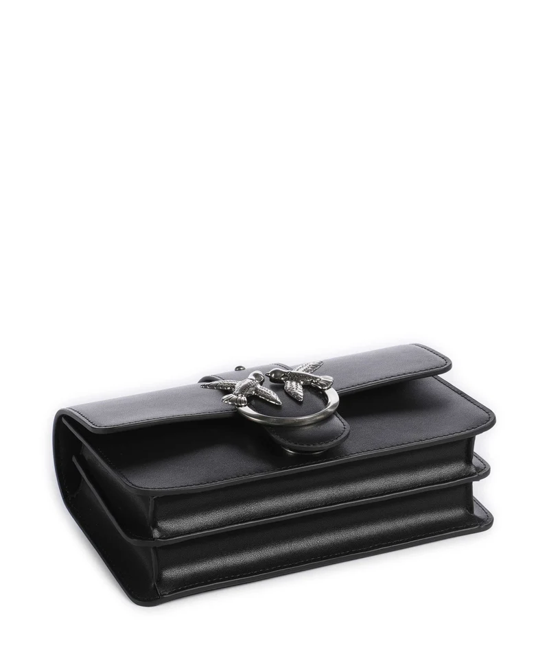 Pinko Love One Mini Umhängetasche nero/old silver