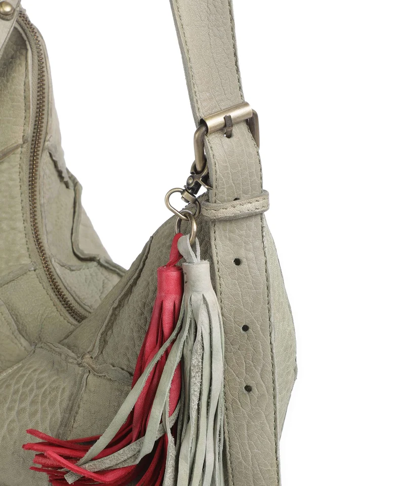 Taschendieb Wien Malvengasse 5 Schultertasche green leaf