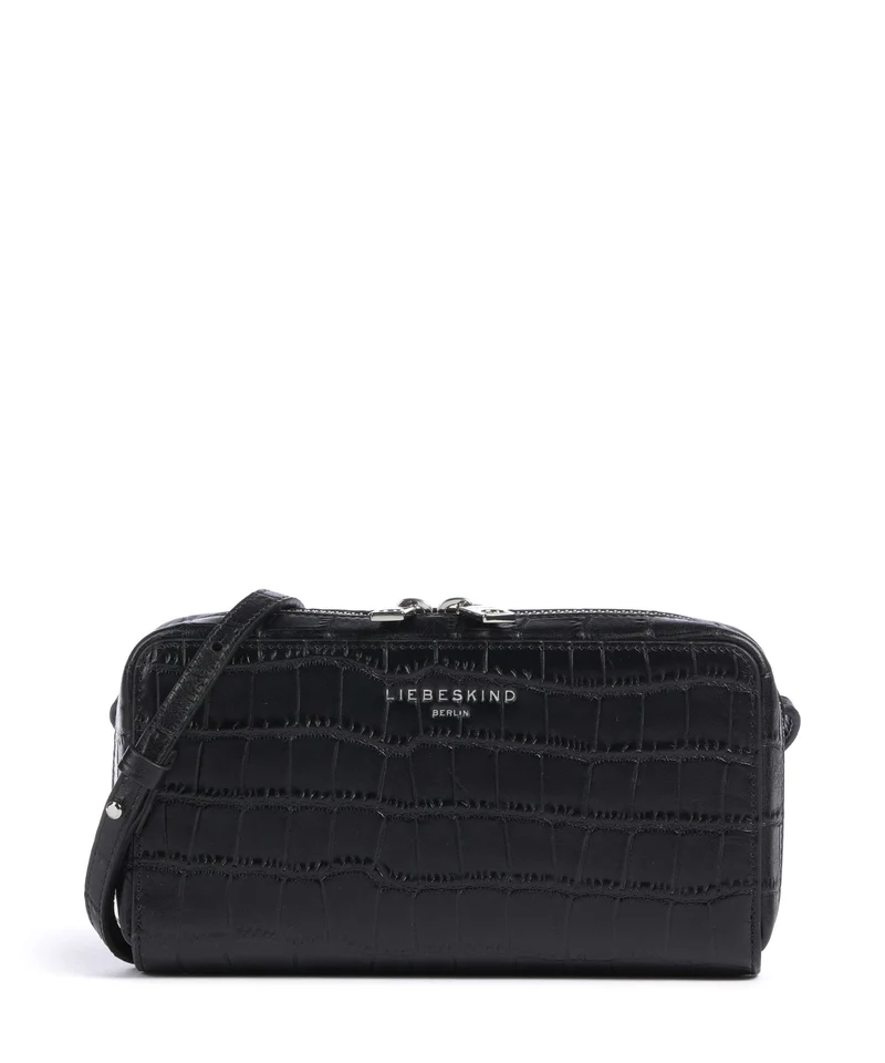 Liebeskind Lou Croco XS Geldbörse black
