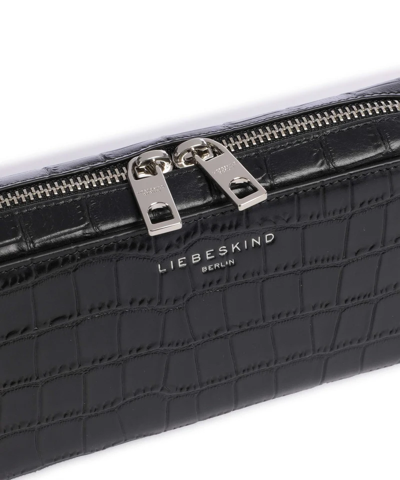 Liebeskind Lou Croco XS Geldbörse black