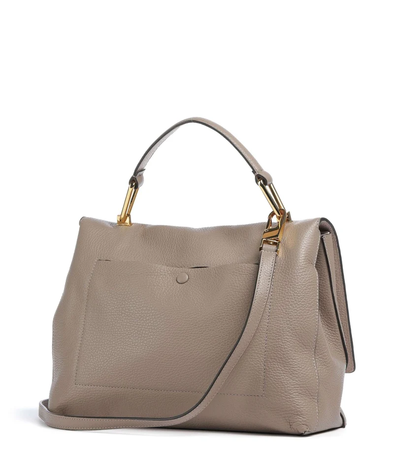 Coccinelle Liya Handtasche warm taupe/rosette