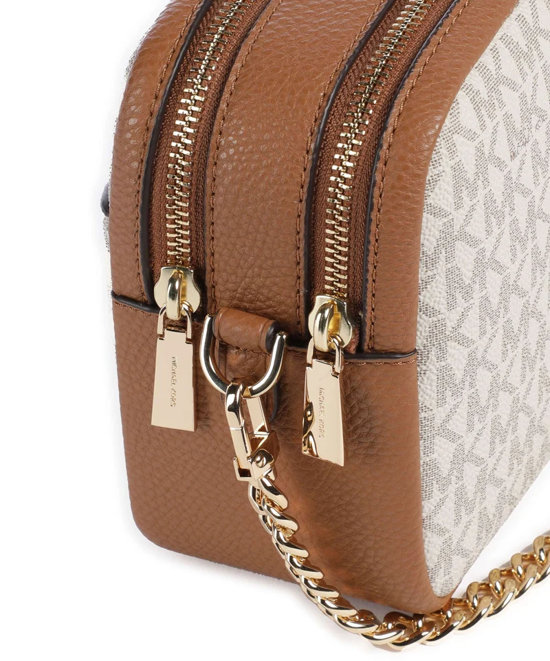 Michael Kors Bryant Medium Umhängetasche vanilla/acorn