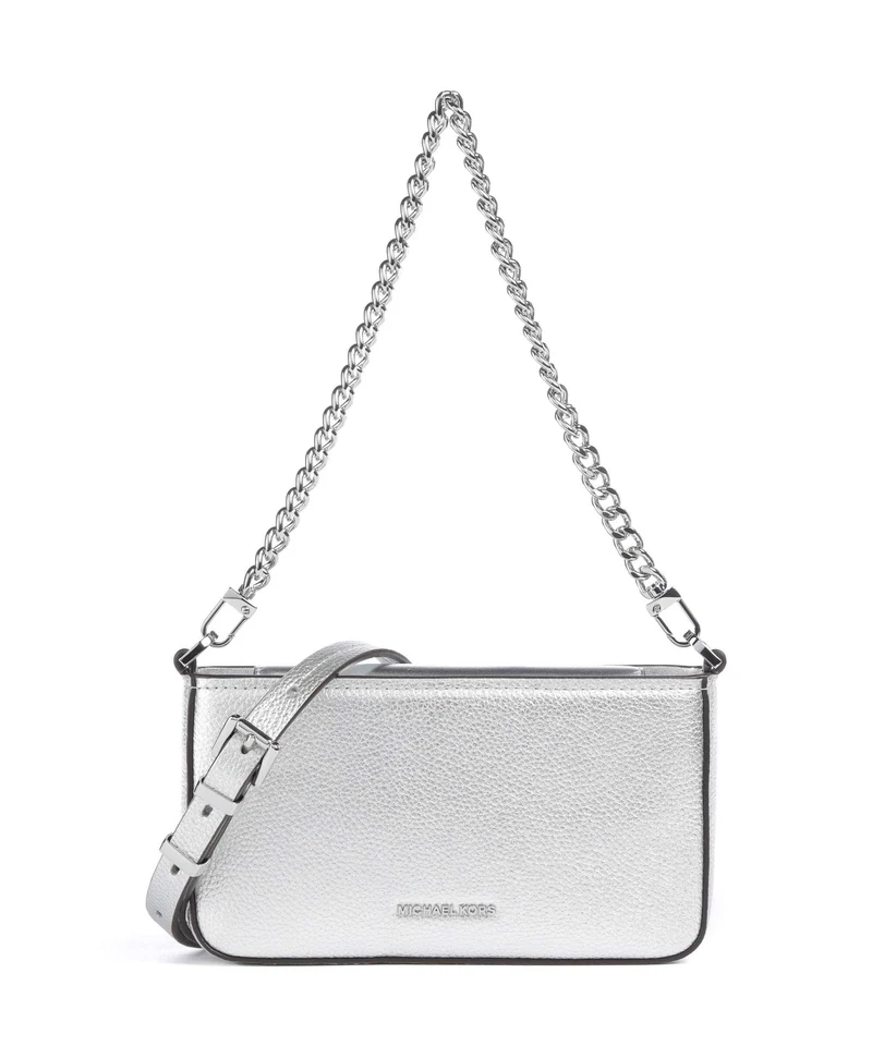 Michael Kors Bryant Small Schultertasche silver