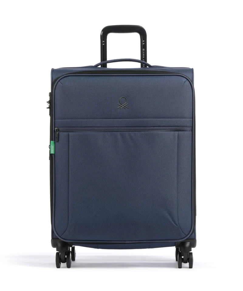 Delsey Paris x United Colors of Benetton BE 4-Rollen Trolley faded denim