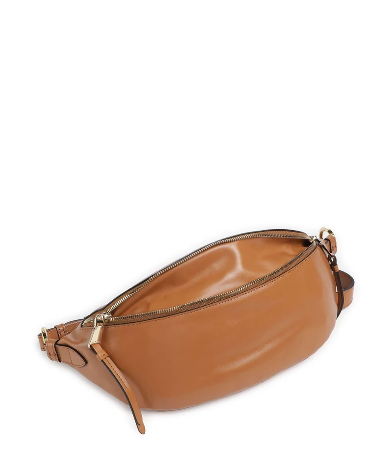 Lancel Origami S Umhängetasche camel