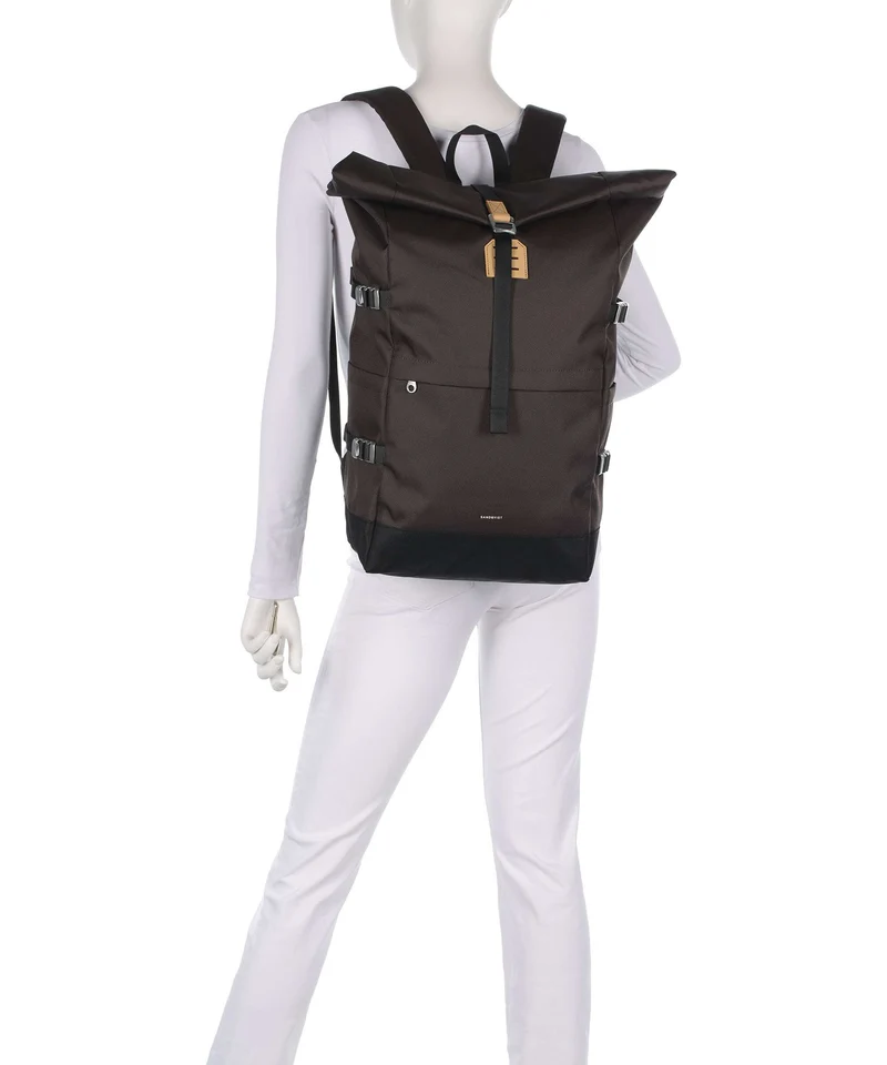 Sandqvist Icon L Rolltop Rucksack brown