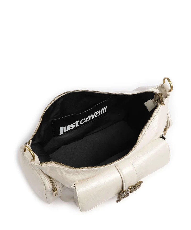 Just Cavalli Iconic Snakes Pockets Schultertasche pristine