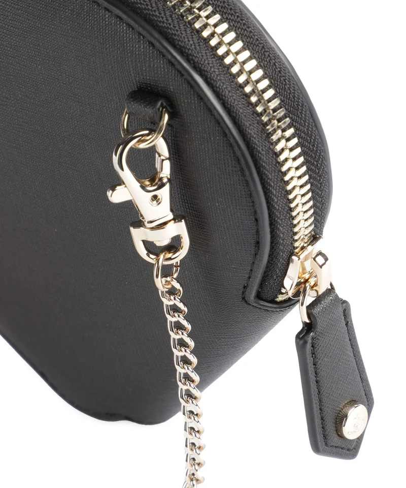 Vivienne Westwood Heart Saffiano Biogreen Umhängetasche black