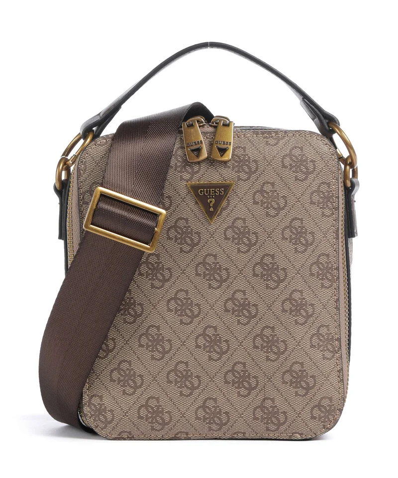 Guess Torino 4G Umhängetasche beige/brown