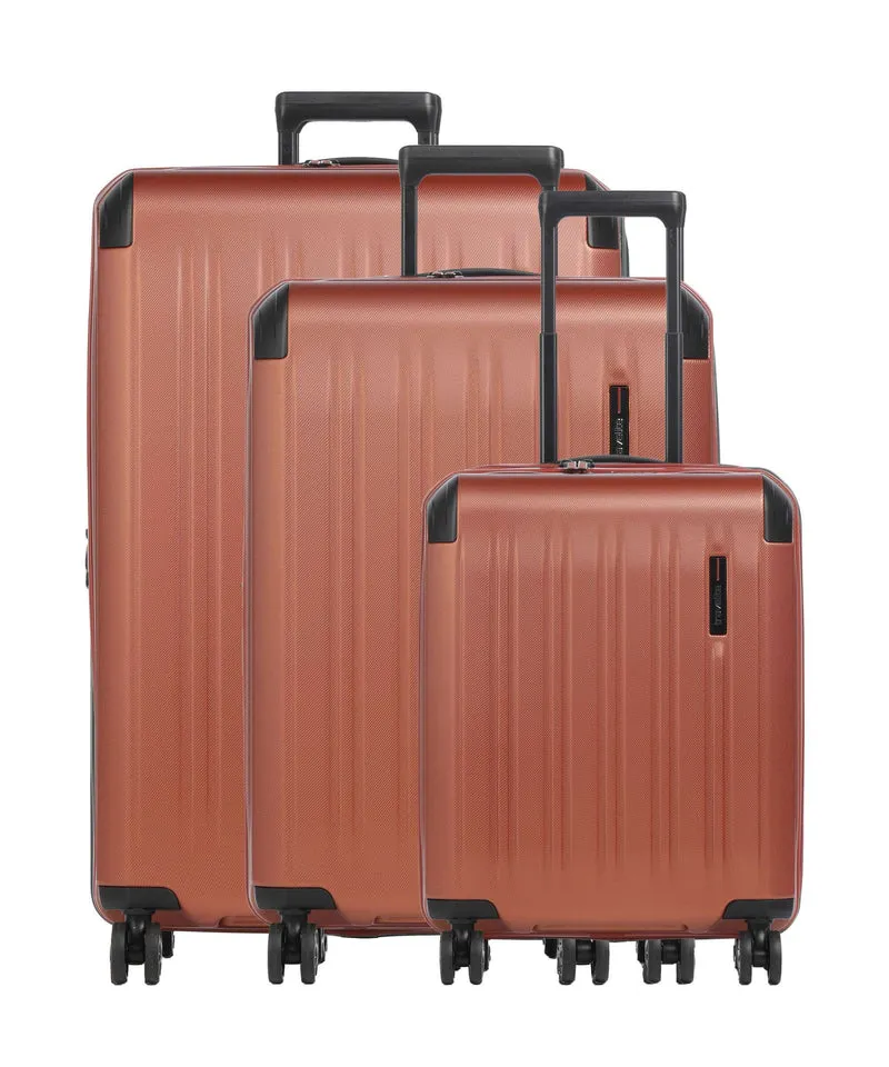 Travelite Dynamiic 4-Rollen Trolley Set kupfer