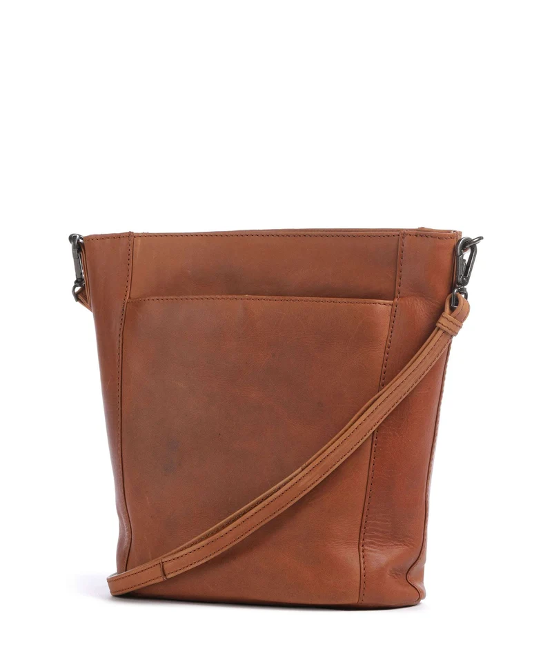 The Chesterfield Brand Wax Pull Up Cow Moore Bucket Handtasche cognac