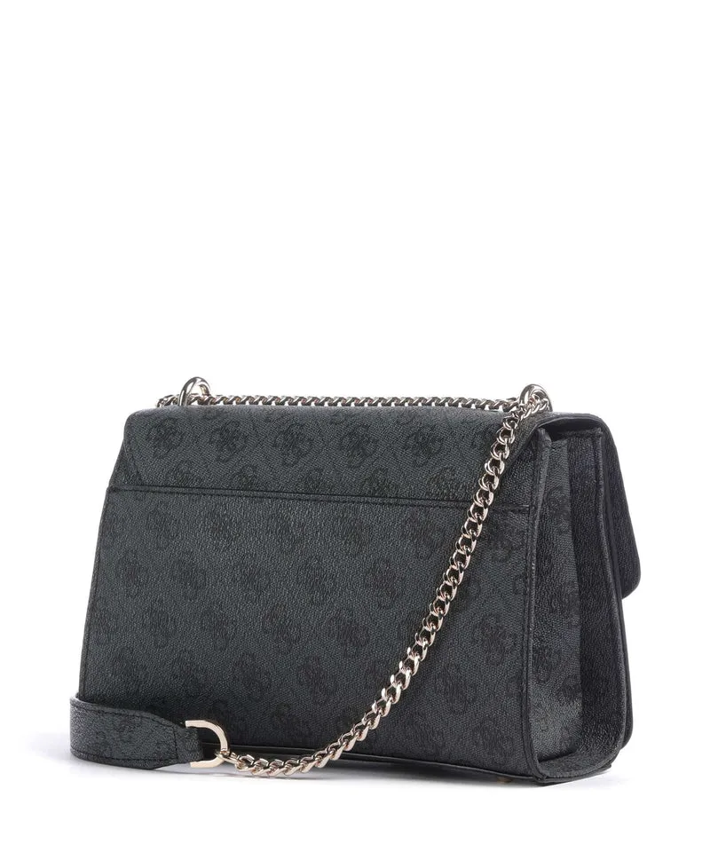 Guess Calista Schultertasche coal logo