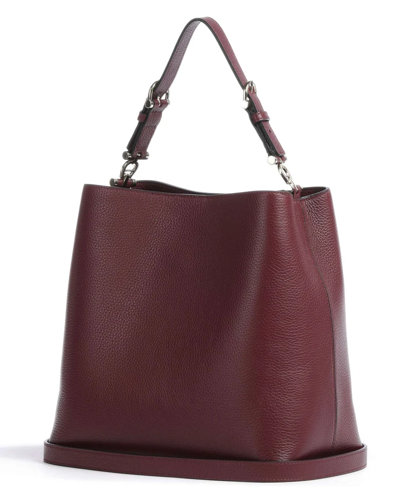 Aigner Delia M Beuteltasche burgundy