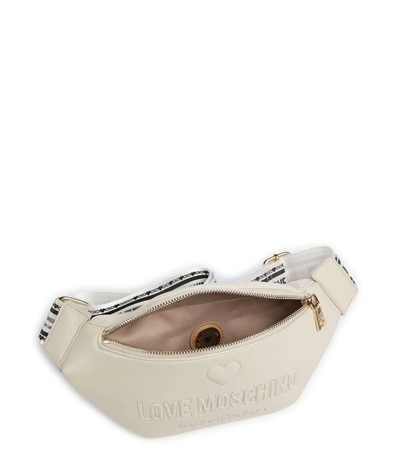 Love Moschino Ember Gürteltasche avorio
