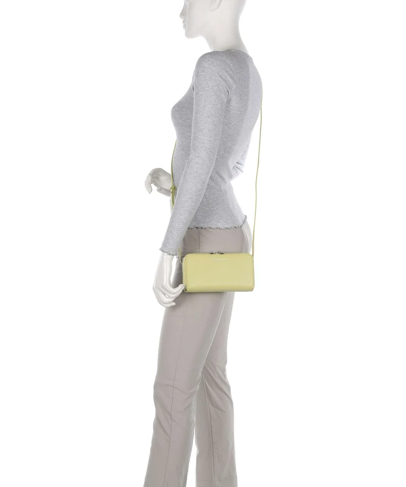 Liebeskind Lou Calf Optic XS Geldbörse light mimosa