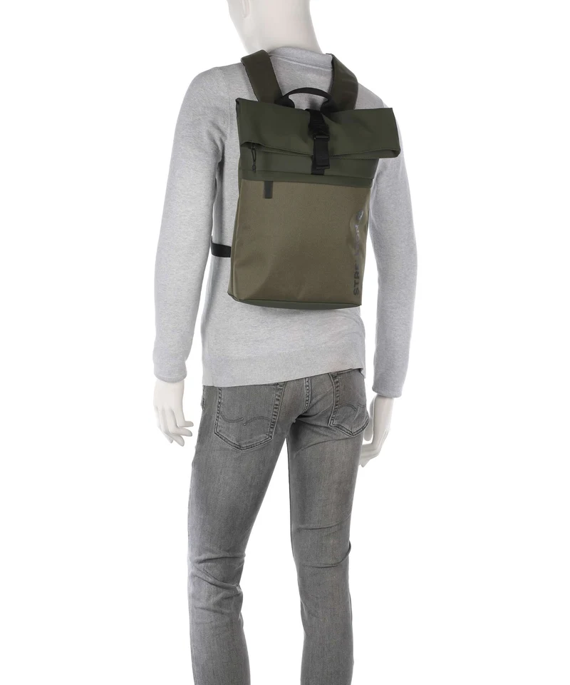 Strellson Alperton Rolltop Rucksack olive night