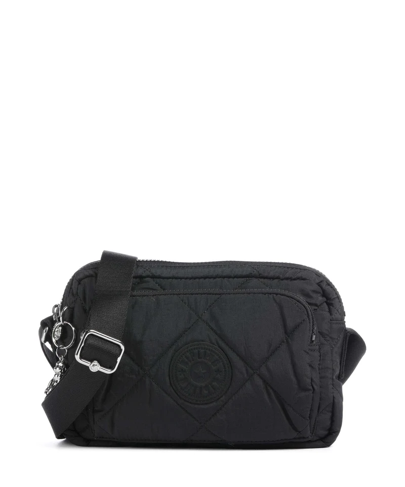 Kipling Crinkled Quilt Abanu M Zip Umhängetasche cosmic black