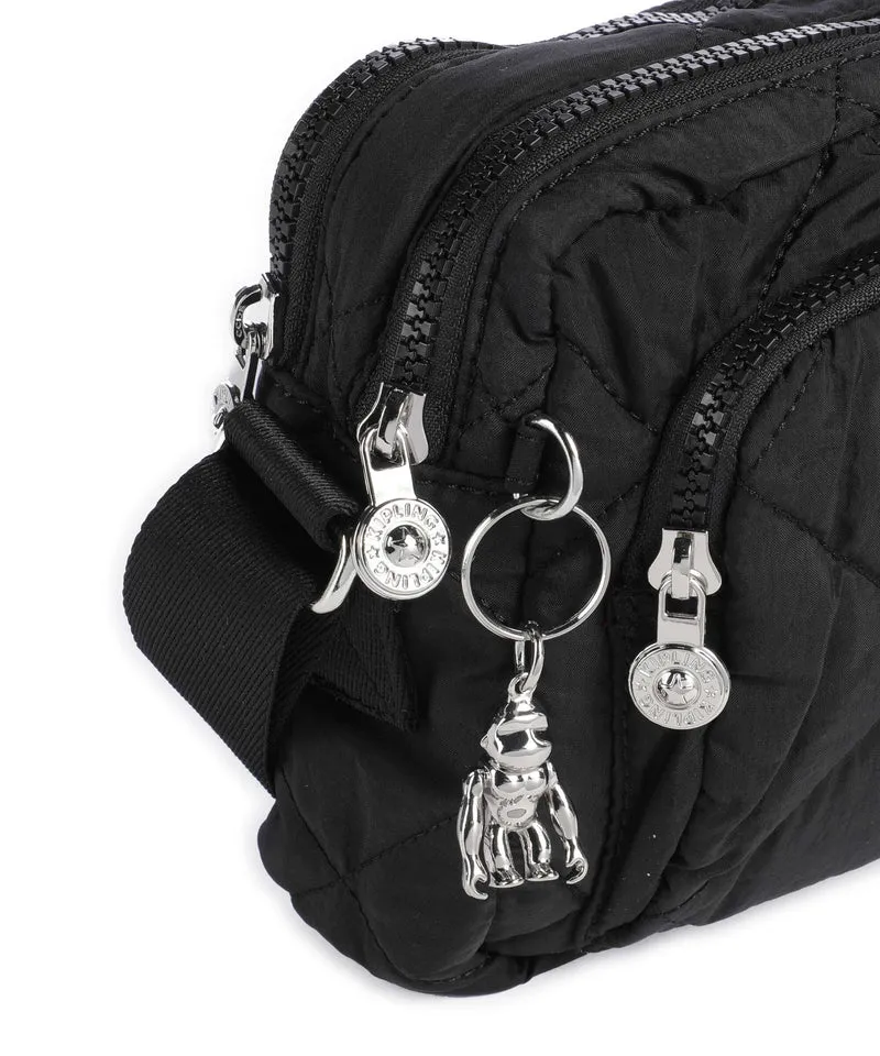 Kipling Crinkled Quilt Abanu M Zip Umhängetasche cosmic black