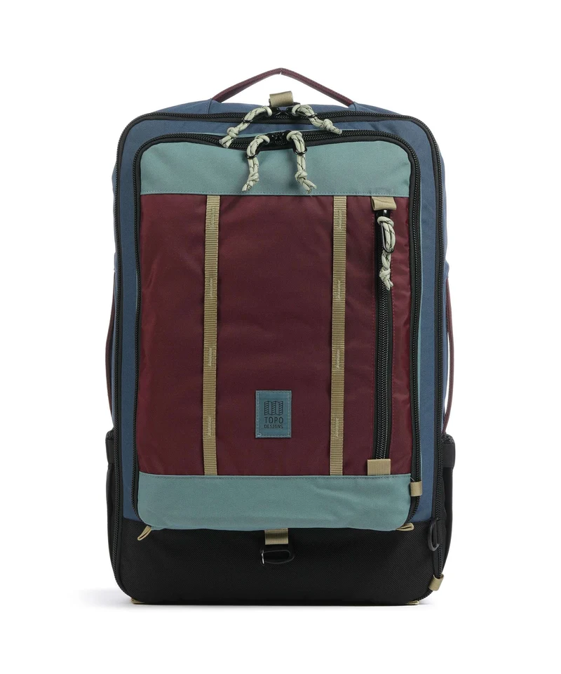 Topo Designs Global 40 Reiserucksack dark denim/burgundy