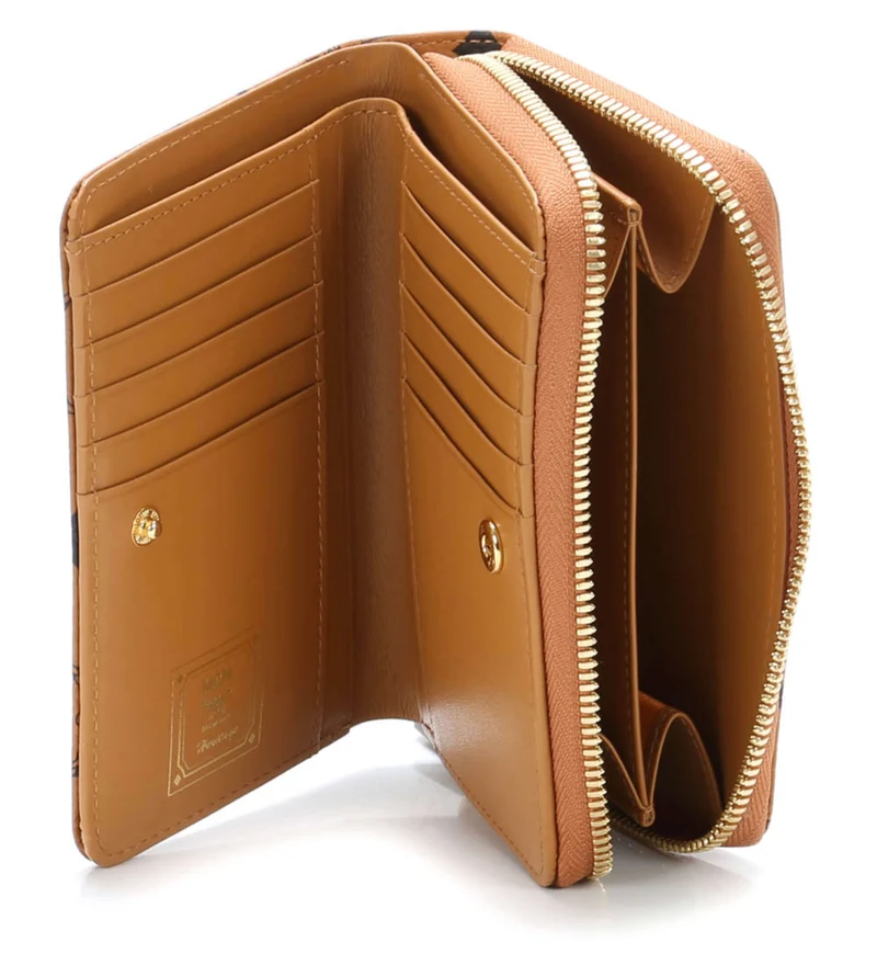 MCM Geldbörse cognac