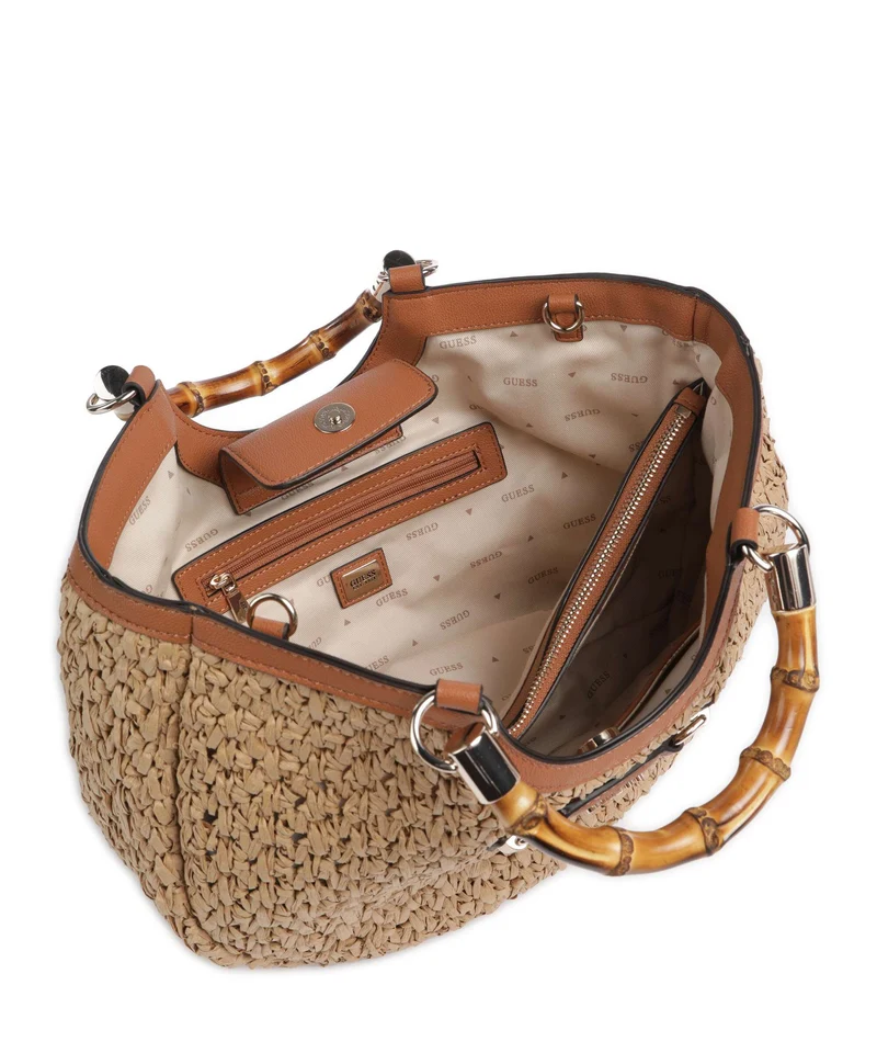 Guess Siria Handtasche natural/cognac