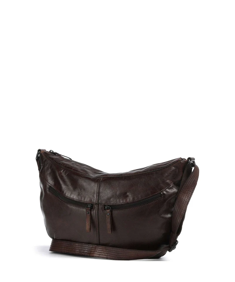 Spikes & Sparrow Apache Sian Beuteltasche dark brown
