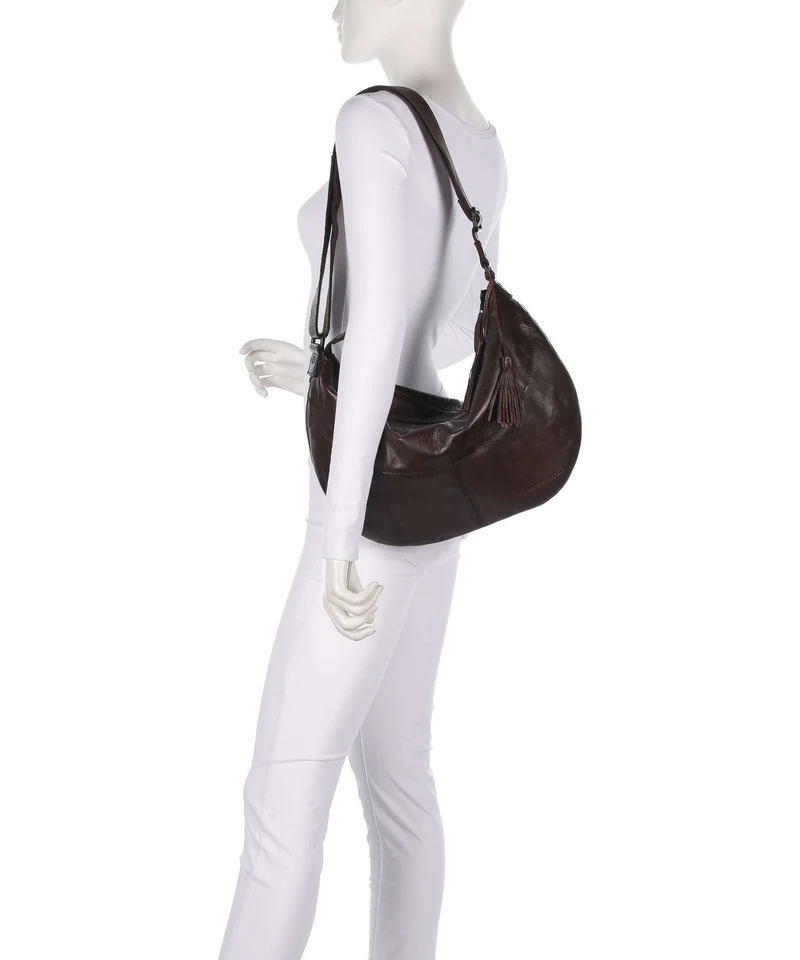 Spikes & Sparrow Apache Sian Beuteltasche dark brown