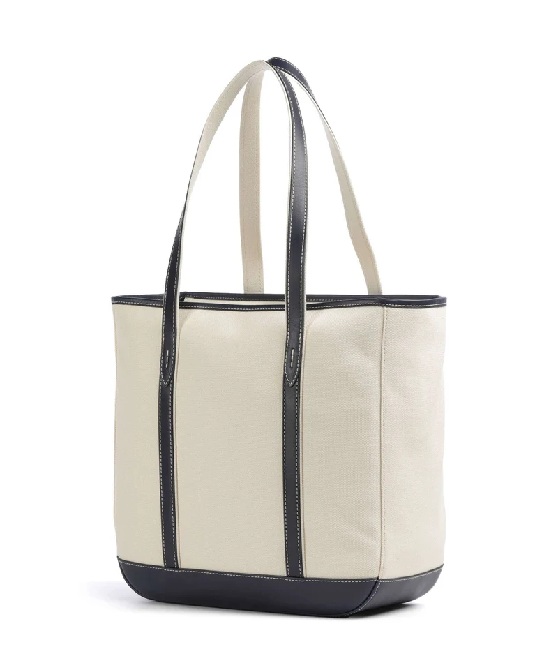 Polo Ralph Lauren Canvas Medium Shopper ecru/navy