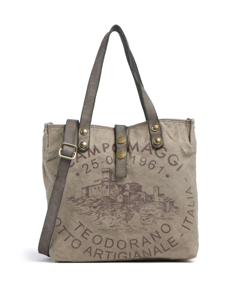 Campomaggi Handtasche beige/cement moro