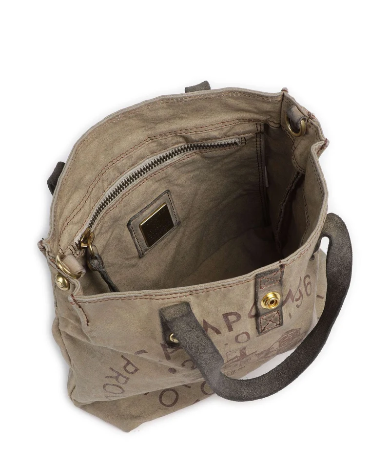 Campomaggi Handtasche beige/cement moro