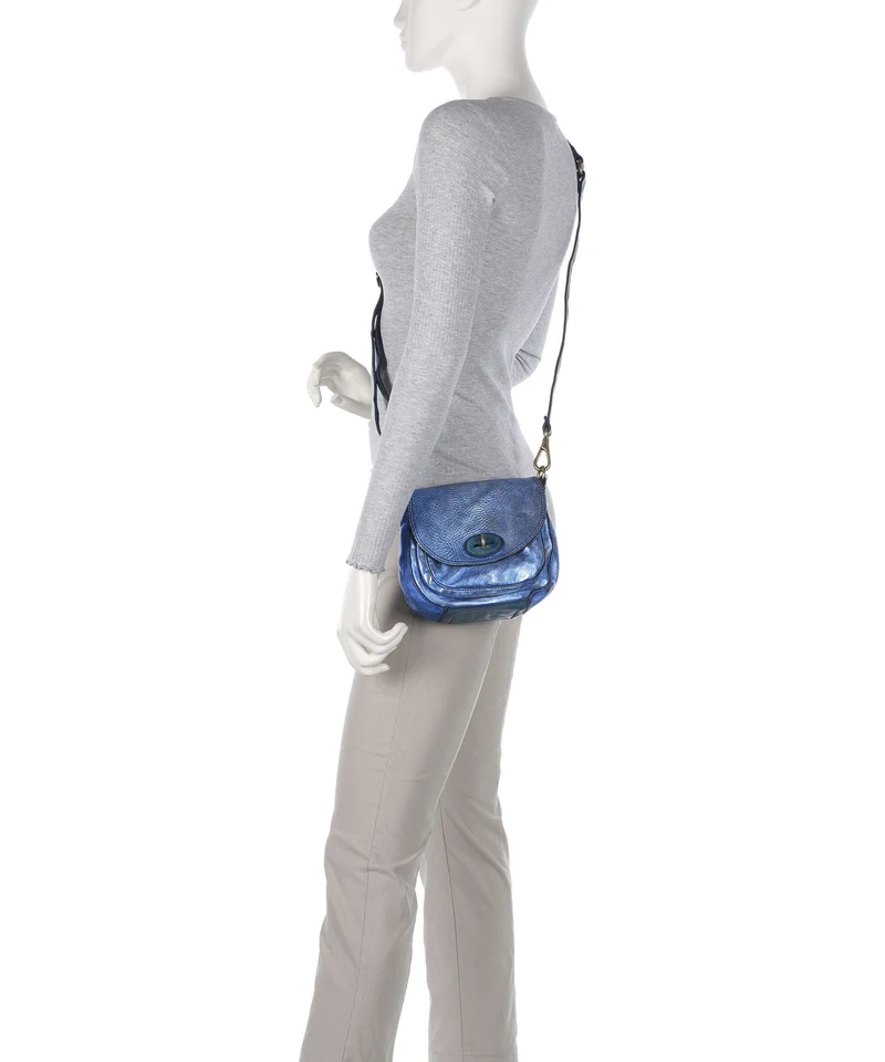 Campomaggi Schultertasche bluette