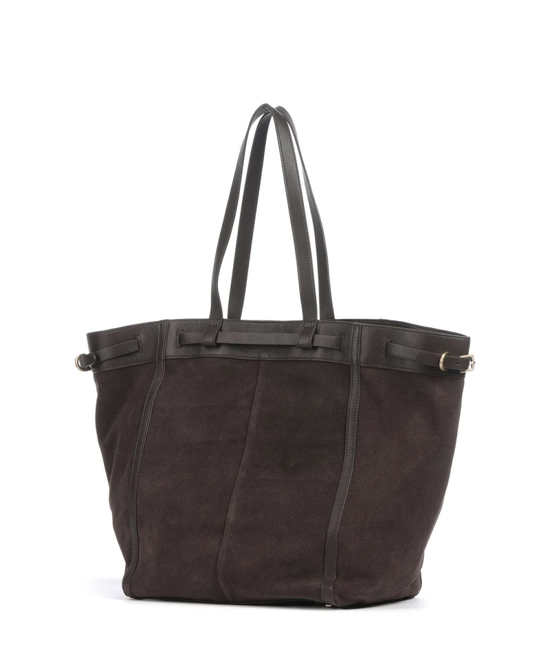 Les Visionnaires Felicia Cozy Shopper chocolate brown