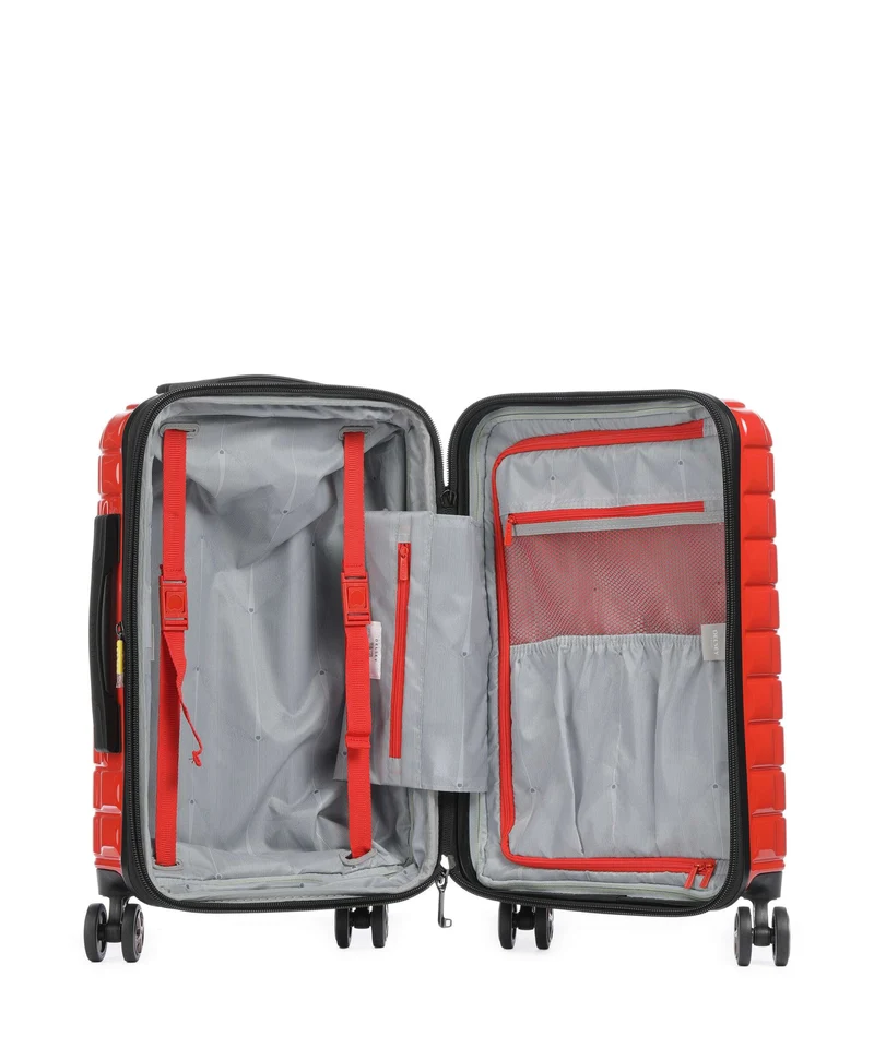 Delsey Paris Shadow 5.0 4-Rollen Trolley intensives rot